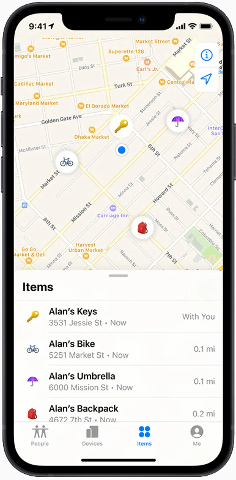 Muc-Off Secure Apple AirTag Holder - Purple-4